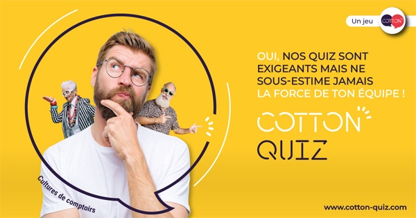 Cotton Quiz, le quiz de culture G, multimédia, ludique et convivial !
